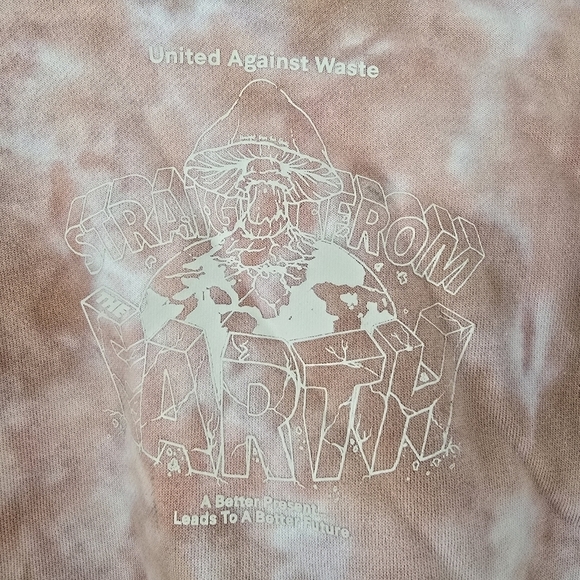 NWT H&M Edition by John Boyega Tie-dye Cotton Sweatshirt Pink Large - Picture 9 of 16